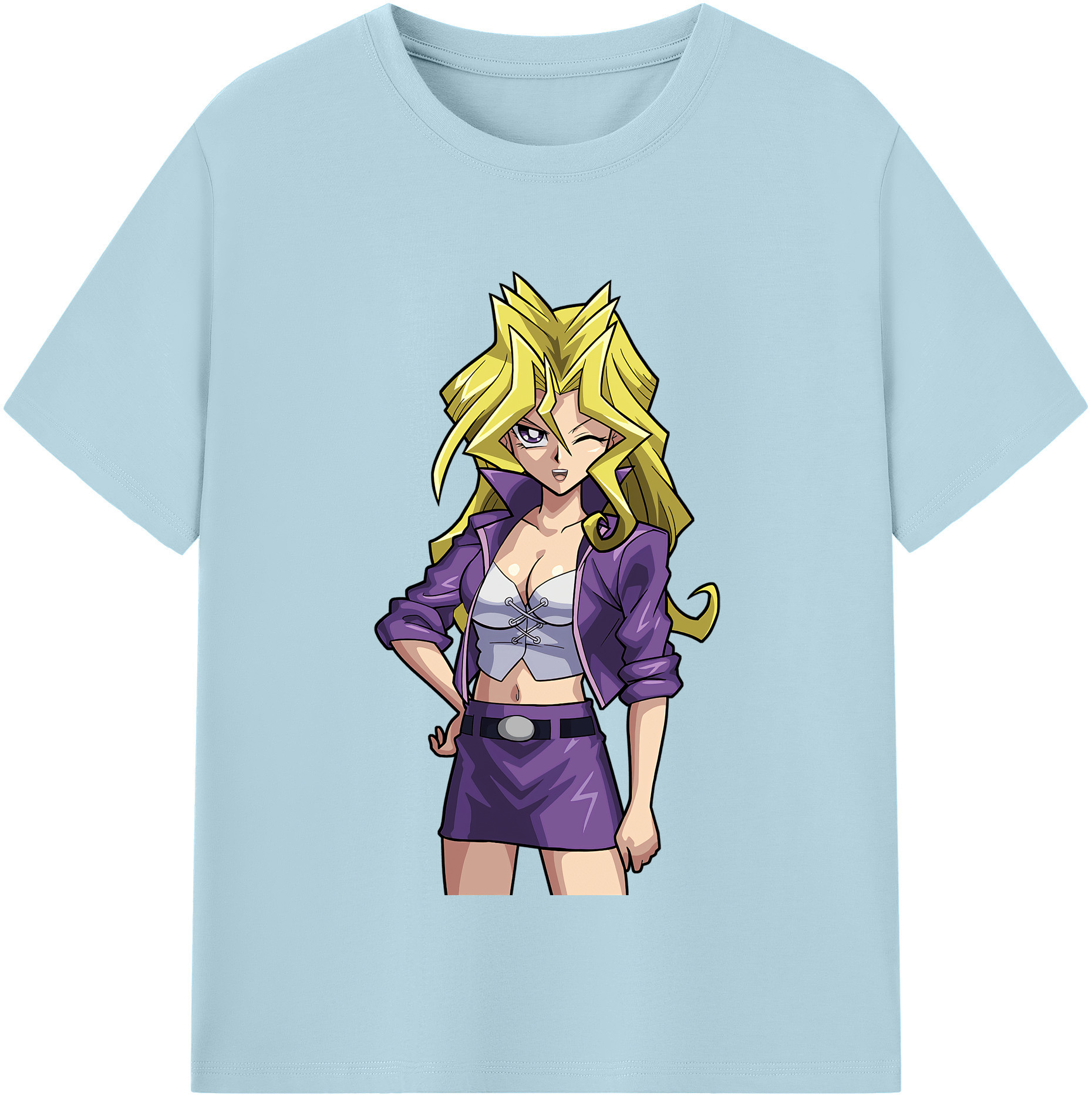 （画像用） 遊☆戯☆王 Yu-Gi-Oh! 綿100％半袖Tシャツ（フロントプリント）